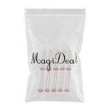 Max 10pcs copper hair clip hair pin DIY accessory blank base rose gold