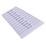 Max 10 Plastic Paper Ruler for Bangle Bracelet Inside Diameter Measurement Tool