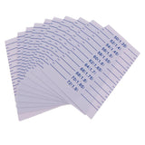 Max 10 Plastic Paper Ruler for Bangle Bracelet Inside Diameter Measurement Tool