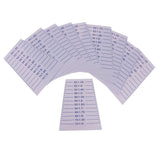 Max 10 Plastic Paper Ruler for Bangle Bracelet Inside Diameter Measurement Tool