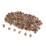 Max 100Pcs 0.3-0.6cm Irregular Natural Tree Wood Slices Logs Circles Discs Tree Stumps Slice for Arts & Crafts, Home Decoration, Wedding Event Ornaments