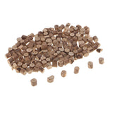 Max 100Pcs 0.3-0.6cm Irregular Natural Tree Wood Slices Logs Circles Discs Tree Stumps Slice for Arts & Crafts, Home Decoration, Wedding Event Ornaments