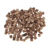 Max 100Pcs 0.3-0.6cm Irregular Natural Tree Wood Slices Logs Circles Discs Tree Stumps Slice for Arts & Crafts, Home Decoration, Wedding Event Ornaments