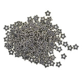 Maxbell 100pc 8mm Star Tibetan Silver Spacer Loose Beads Jewelry Findings DIY Making