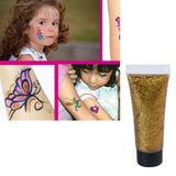 Max Non-toxic Face & Body Glitter Glue Makeup Kid Costume Party Art Craft Golden