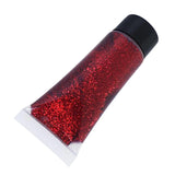Max Non-toxic Face & Body Glitter Glue Makeup Kid Costume Party Art Craft Red