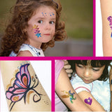 Max Non-toxic Face & Body Glitter Glue Makeup Kid Costume Party Art Craft Red