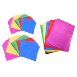 Max Colorful Folding Hologram Origami Paper for Kids DIY Craft 50pcs 15x15cm