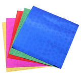 Max Colorful Folding Hologram Origami Paper for Kids DIY Craft 50pcs 15x15cm