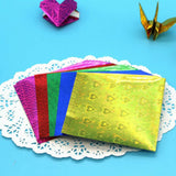 Max Colorful Folding Hologram Origami Paper for Kids DIY Craft 50pcs 15x15cm