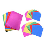 Max Colorful Folding Hologram Origami Paper for Kids DIY Craft 50pcs 15x15cm