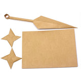 Max 100 Sheet A4 Brown Kraft Paper for Writing Drawing Cards DIY Crafts 100g
