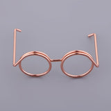 Max 5Pcs eyeglass shape paper Clips binder clips book mark for Office organize