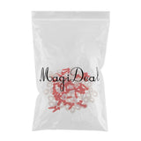 Max Plastic Safety Noses Eyes with Washers for Doll 50 Pieces 14x7x5mm Red