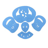 Maxbell 1 Set Face Painting Stencils Reusable Facial Makeup Templates Fesetival 08