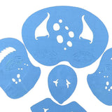 Maxbell 1 Set Face Painting Stencils Reusable Facial Makeup Templates Fesetival 08