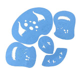 Maxbell 1 Set Face Painting Stencils Reusable Facial Makeup Templates Fesetival 08