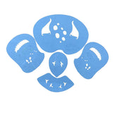 Maxbell 1 Set Face Painting Stencils Reusable Facial Makeup Templates Fesetival 08