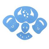 Maxbell 1 Set Face Painting Stencils Reusable Facial Makeup Templates Fesetival 08