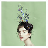 Maxbell pack of 11 material for hair accessory wedding party ceremony shows headwear