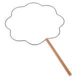 Max 1Pcs Antique Chinese Handheld Fan Rack Bamboo DIY Palace Fan Blank Flower