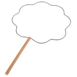 Max 1Pcs Antique Chinese Handheld Fan Rack Bamboo DIY Palace Fan Blank Flower