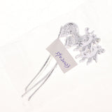 Max 2 Set Antique Alloy Hair Pin Sticks Chinese Hair Clips DIY Hair Accs Silver
