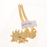 Max 2 Set Antique Alloy Hair Pin Sticks Chinese Hair Clips DIY Hair Accs Golden