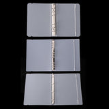 Maxbell plastic loose leaf binder document paper cover protector 283X217X35mm 9 ring