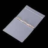 Maxbell plastic loose leaf binder document paper cover protector 283X217X35mm 9 ring