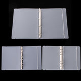 Maxbell plastic loose leaf binder document paper cover protector 283X217X35mm 9 ring