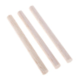 Maxbell Round Balsa Wood Stick Unfinished Woodcraft Stick Dowel Rod 10 Pieces 110mm