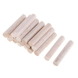Maxbell Round Balsa Wood Stick Unfinished Woodcraft Stick Dowel Rod 20 Pieces 50mm