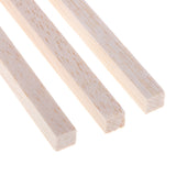 Maxbell Square Balsa Wood Stick Unfinished Woodcraft Stick Dowel Rod 30 Pieces 100mm
