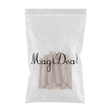 Maxbell Square Balsa Wood Stick Unfinished Woodcraft Stick Dowel Rod 30 Pieces 100mm