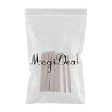 Maxbell Square Balsa Wood Stick Unfinished Woodcraft Stick Dowel Rod 20 Pieces 130mm