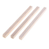 Maxbell Square Balsa Wood Stick Unfinished Woodcraft Stick Dowel Rod 20 Pieces 130mm