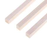 Maxbell Square Balsa Wood Stick Unfinished Woodcraft Stick Dowel Rod 20 Pieces 150mm