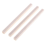 Maxbell Square Balsa Wood Stick Unfinished Woodcraft Stick Dowel Rod 20 Pieces 150mm