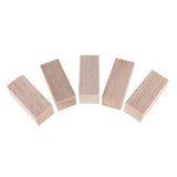 Maxbell 3/5 piece Balsa Wood Blocks DIY Modelling Craft Wood Working Materials 70mm