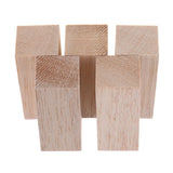 Maxbell 3/5 piece Balsa Wood Blocks DIY Modelling Craft Wood Working Materials 70mm