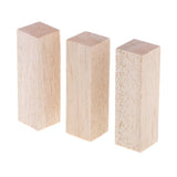 Maxbell 3/5 piece Balsa Wood Blocks DIY Modelling Craft Wood Working Materials 100mm