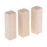 Maxbell 3/5 piece Balsa Wood Blocks DIY Modelling Craft Wood Working Materials 100mm