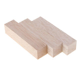 Maxbell 3/5 piece Balsa Wood Blocks DIY Modelling Craft Wood Working Materials 130mm