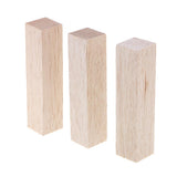 Maxbell 3/5 piece Balsa Wood Blocks DIY Modelling Craft Wood Working Materials 130mm