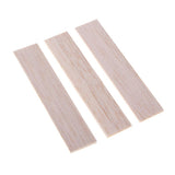 Maxbell Natural Round Balsa Wood Woodcraft Flat Sticks Dowel 30 Pieces 90mm