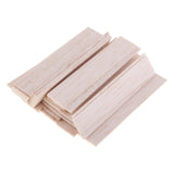 Maxbell Natural Round Balsa Wood Woodcraft Flat Sticks Dowel 30 Pieces 90mm