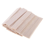 Maxbell Natural Round Balsa Wood Woodcraft Flat Sticks Dowel 30 Pieces 90mm