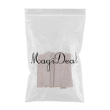 Maxbell Natural Round Balsa Wood Woodcraft Flat Sticks Dowel 20 Pieces 110mm