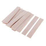 Maxbell Natural Round Balsa Wood Woodcraft Flat Sticks Dowel 20 Pieces 110mm